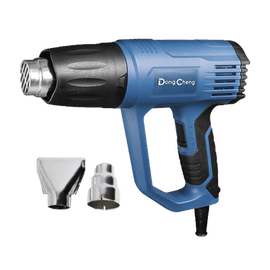 Pistola de Calor de 1600W,con 3 niveles de Temperatura variable, Incluye 2 Boquillas