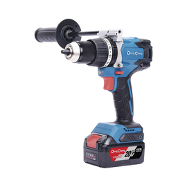 Rotomartillo / Taladro Inalámbrico sin carbones de 20V, incluye 2 Baterías de 4.0Ah, Cargador y Maletín.