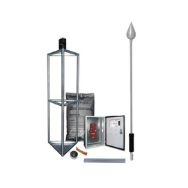 Kit de Pararrayo con Punta con Diámetro de Protección de 300 metros, fabricada en Acero Inoxidable