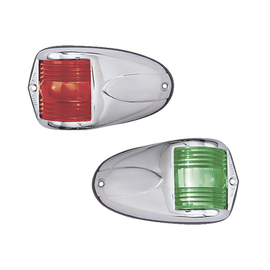 Set de Luces Laterales de Montaje Horizontal con Carcasa de Acero para Embarcaciones a Motor de Menos de 12 Metros