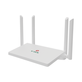 Router Inalámbrico/ WiFi 6 / 4 puertos LAN Gigabit/ Soporta Mesh / Diseño Compacto