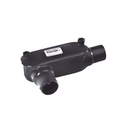 Caja Oval tipo T con Recubrimiento Exterior de PVC de 1 1/4