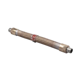 Cople Flexible Trenzado de Bronce de 1/2