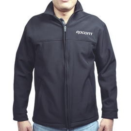Elegante Chamarra para Caballero Color Negro Fabricada en Poliéster Dry Fit Impermeable