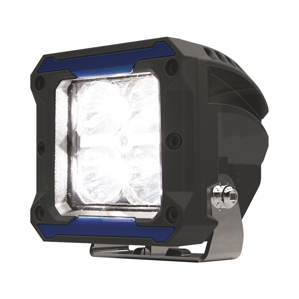 Luz de trabajo de uso rudo, 12-24 Vcd, 1025 lumenes
