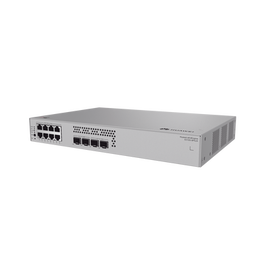 Switch de Acceso Gigabit Administrable PoE Capa 2+ / 8 puertos 10/100/1000 Mbps (PoE) / 2 Puertos 2.5GE SFP + 2 Puertos 10GE SFP+ Uplink  / ERPS / Rutas Estáticas / PoE Perpetuo / 128 W / Administración Nube Gratis