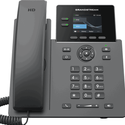 TELÉFONO IP GRADO OPERADOR DE 2 LÍNEAS / GRP2610 / APROVISIONAMIENTO SIN INTERVENCIÓN / 8 BOTONES VIRTUALES MULTIUSO / PANTALLA LCD A COLOR / SEGURIDAD CARRIER-GRADE / AUDIO HD / CONFERENCIA DE AUDIO 5 VÍAS / COMPATIBLE CON GDM