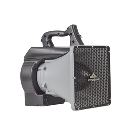 Altavoz Portátil De Alta Fidelidad HyperSpike® Serie HS-10, Con Aislante De Ruido, Color Gris Con Negro