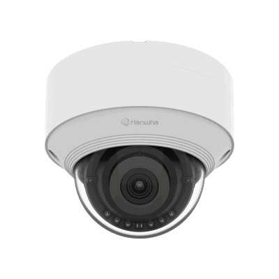 Cámara IP Tipo domo Antivandálica 5 Megapíxel / Lente fijo 3mm / IR 25M / WDR 120db / IP66 / H.265 & WiseStream / Inteligencia Artificial Deteccion de Personas y vehiculos