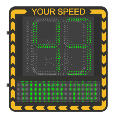 Radar Medidor de Velocidad  / Puerto de Red/ Detección de Exceso de Velocidad