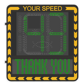 Radar Medidor de Velocidad  / Puerto de Red/ Detección de Exceso de Velocidad