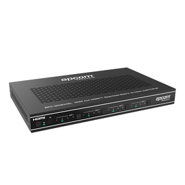 Matriz HDMI 4×4 | Video Wall | Seamless Switch | 10 Modos de Visualización |  4K@60Hz 4:4:4 | HDMI 2.0b y HDCP 2.2 | Control vía Web, IR, RS-232 y TCP/IP