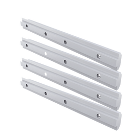 Barras de extensión de riel de aluminio