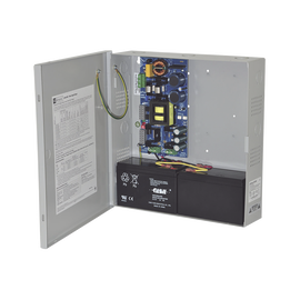 Fuente de poder ALTRONIX de 24 Vcd @ 10 Amper, de 1 salida, con capacidad de respaldo, voltaje de entrada : 120 Vca