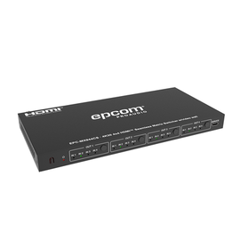 Matriz HDMI 4×4 | Video Wall | Seamless Switch | 4K@30Hz | HDMI 1.4b y HDCP 1.4 | 10 Modos de Visualización | Control vía IR, RS-232 y Panel Frontal