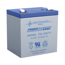 Batería de Respaldo UL de 12V 5AH / Ideal para Sistemas de Detección de Incendio / Control de Acceso / Intrusión / Videovigilancia / Terminales Tipo F1