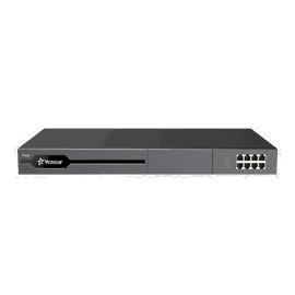 Conmutador Enterprise modular yeastar 100 extensiones,30 llamadas simultaneas, Hasta 8 puertos fxo/fxs con modulo de expansion, hasta 200 extensiones y 60 llamadas simultaneas con modulo de expansion D30, soporte E1 con modulo de expansion EX30