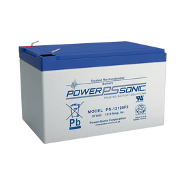 Batería de Respaldo UL de 12V 12AH / Ideal para Sistemas de Detección de Incendio / Control de Acceso / Intrusión / Videovigilancia / Terminales Tipo F2