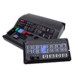 Sirena Vehicular de 200W de Potencia, Con Controlador de Panel Deslizante de 19 botones, indicador de flecha de tráfico de 6 LED, 12 Salidas Auxiliares