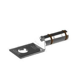 Zapata de compresión LCA2-38-Q, para cal. 2Awg, Barreno para tornillo prisionero de 3/8, 1 Pz