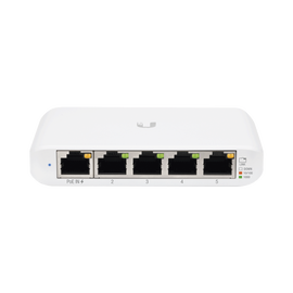Switch UniFi Administrable Compacto de 5 Puertos 10/100/1000 Mbps, soporta entrada de PoE 802.3af/at