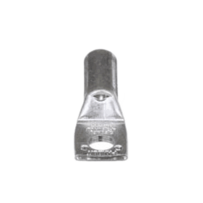 Zapata de compresión LCA4-38-L, para cal. 4 Awg, Barreno para tornillo prisionero de 3/8, 1 Pz