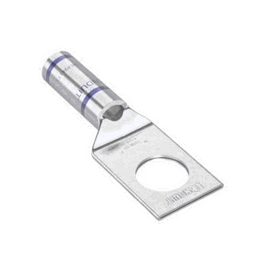 Zapata de compresión LCA6-38-L, para cal. 6Awg, Barreno para tornillo prisionero de 3/8, 1 Pz