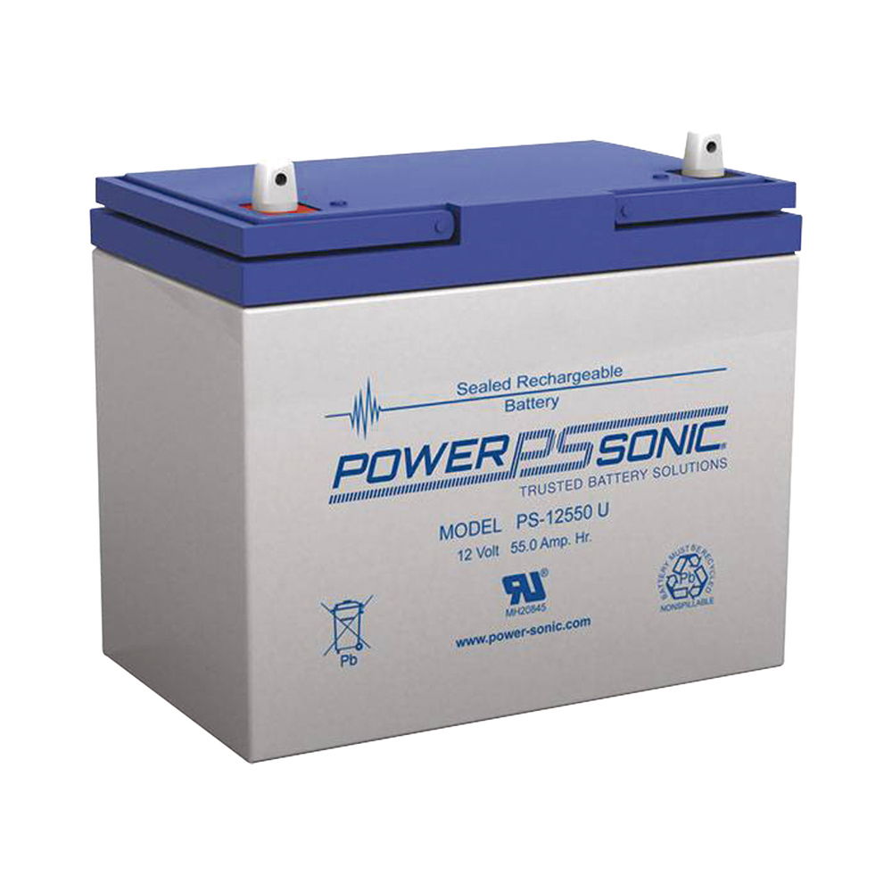 Batería de Respaldo UL de 12V 55AH, Ideal para Sistemas de Detección de Incendio, Control de Acceso, Intrusión y Videovigilancia
