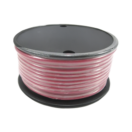 Rollo de cable grado marino calibre 16 en color rojo de 100 pies (30.48 m).