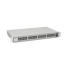 Switch Administrable Capa 3 con 48 puertos Gigabit + 4 SFP+ para fibra 10Gb, gestión gratuita desde la nube