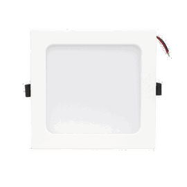 Spot Cuadrado Empotrable / 17.5 x 17.5 cm / Luz Fría / 110 V / 15 W / 1200 lúmenes / 25000 hrs / Ángulo de apertura 120° / IP20