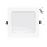 Spot Cuadrado Empotrable / 17.5 x 17.5 cm / Luz Fría / 110 V / 15 W / 1200 lúmenes / 25000 hrs / Ángulo de apertura 120° / IP20