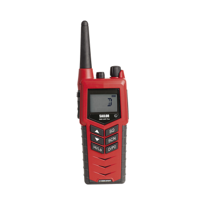Radio portátil SAILOR 3965 UHF Fire Fighter, intrínsecamente seguro ATEX Class II 2G Ex ib IIB T4