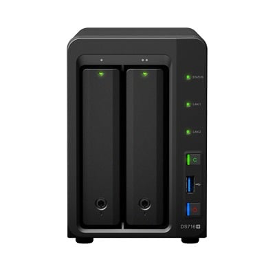 Servidor DS716PLUS NAS de escritorio con 2 bahías, capacidad de 16TB, expandible a 56TB Servidor DS716PLUS NAS de escritorio con 2 bahías, capacidad de 16TB, expandible a 56TB