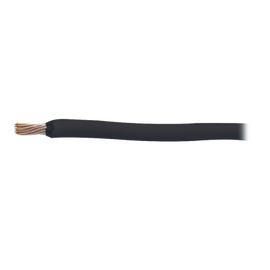 Cable de Cobre Recubierto THW-LS Calibre 1/0 AWG 19 Hilos Color Negro (Retazo de 5 metros)