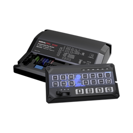 Sirena Vehicular de 200W de Potencia, Con Controlador de Panel Deslizante de 19 botones, indicador de flecha de tráfico de 6 LED