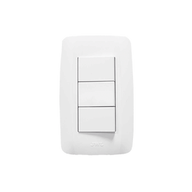 Apagador Escalera Triple de  127 V~60 Hz 10 A/ Color Blanco.