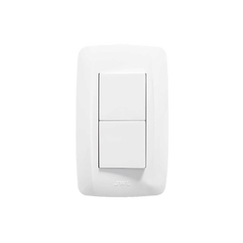 Apagador Escalera Doble de 127 v~60 Hz 10 A / Color Blanco.