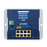 Switch Industrial Flat-Type 8 Puertos Gigabit C/PoE 802.3at, 2 Puertos SFP, LCD