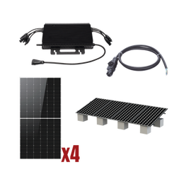 Kit Solar Interconexion  / 2kW  220Vca / Microinversores HOYMILES / Montaje Incluido