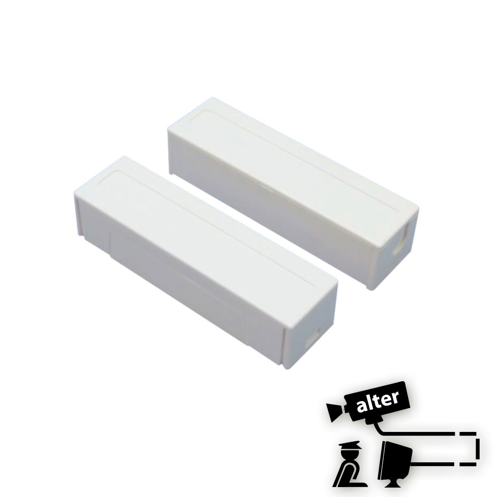 SENSOR MAGNÉTICO/MAGNETO MGN01 COLOR BLANCO, PARA PUERTAS Y VENTANAS CABLEADO NORMALMENTE CERRADO (NC) SENSOR MAGNÉTICO/MAGNETO MGN01 COLOR BLANCO, PARA PUERTAS Y VENTANAS CABLEADO NORMALMENTE CERRADO (NC)