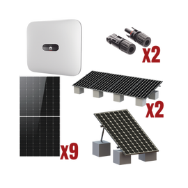 Kit Solar Interconexion  / 5kW  220Vca / Inversor HUWAEI / Montaje Incluido