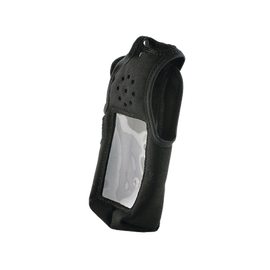 Funda de Nylon, clip metálico p/ cinto, correa-broche y visor frontal-DTMF / IC-F3161T/D, IC-F3261T/D, IC-F3360DT.