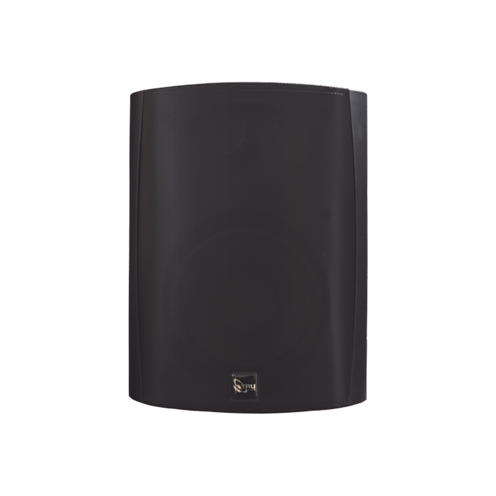 Altavoz de 2 vías para exteriores de 70V / 100V, woofer de 6.5 in, tweeter de cúpula suave de seda de 1in, negro.