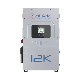 Inversor Hibrido SOL-ARK, 12 Kw, 220 Vcc, Fase Dividida, WIFI incluido, IP65, Entrada de Baterías a 48 Vcc