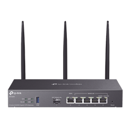 Router Omada VPN / SDN Multi-WAN Gigabit / 1 Puerto WAN SFP Gigabit / 1 Puerto WAN RJ45 Gigabit / 2 Puertos LAN RJ45 Gigabit / 2 Puertos Configurables LAN/WAN / 150,000 Sesiones Concurrentes / Administración Centralizada Omada o Stand-Alone