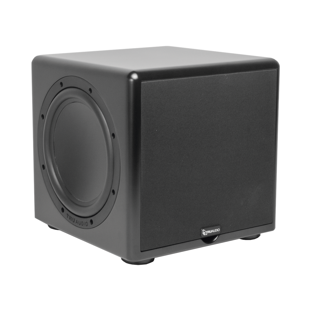 Subwoofer compacto con Altavoz de 12 in y 2 radiadores pasivos, amplificador interno de 350W