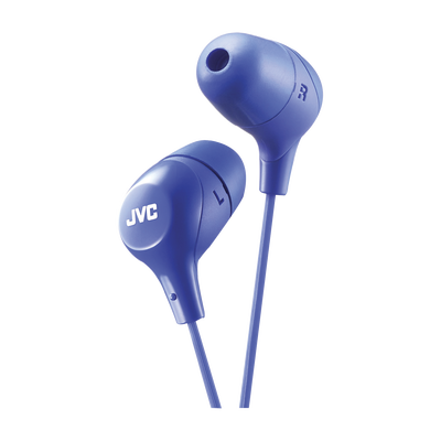 JVC HAFX38A BLUE Auriculares intrauditivos Marshmallow de alta calidad