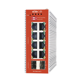Switch L2+ PoE Industrial / Administración Cloud-Web-CLI / 8 Puertos PoE af/at 100/1000 Mbps / 2 Puertos SFP Gigabit / Presupuesto PoE 120 W / Protocolo ERSP (redundancia enlaces)