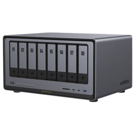NASync DXP8800 Plus | SO UGOS Pro |  Intel X86 12th Gen Intel® Core™ i5 | SSD 128 GB | 8-Bahias (SATA) | 8GB DDR5 (Exp. a 32GB) | 2* M.2 SSD | 4 Puertos Thunderbolt™4 | WiFi | 1*USB3.2 Gen2, 10Gb/s | HDMI 8k.